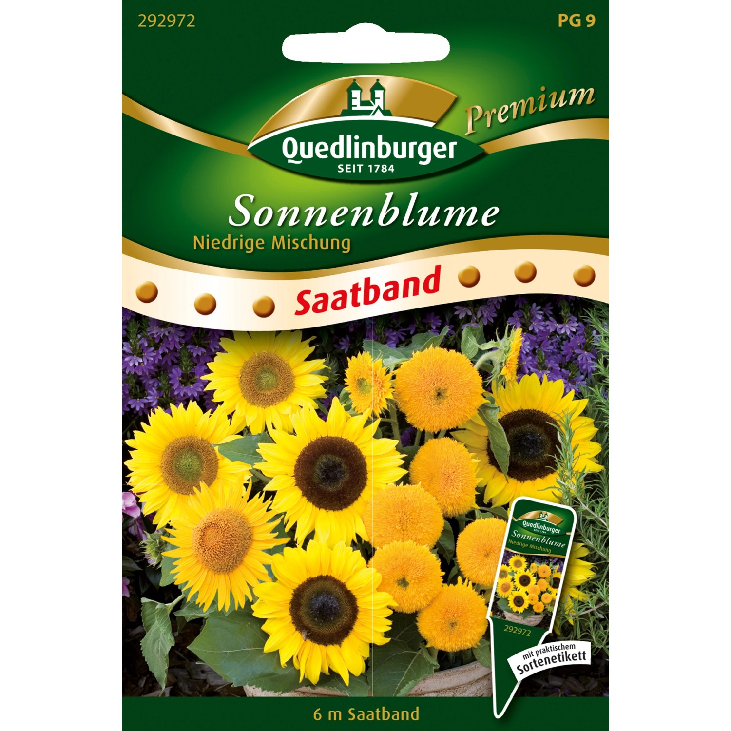 Quedlinburger Sonnenblumen Mischung Saatband günstig online kaufen