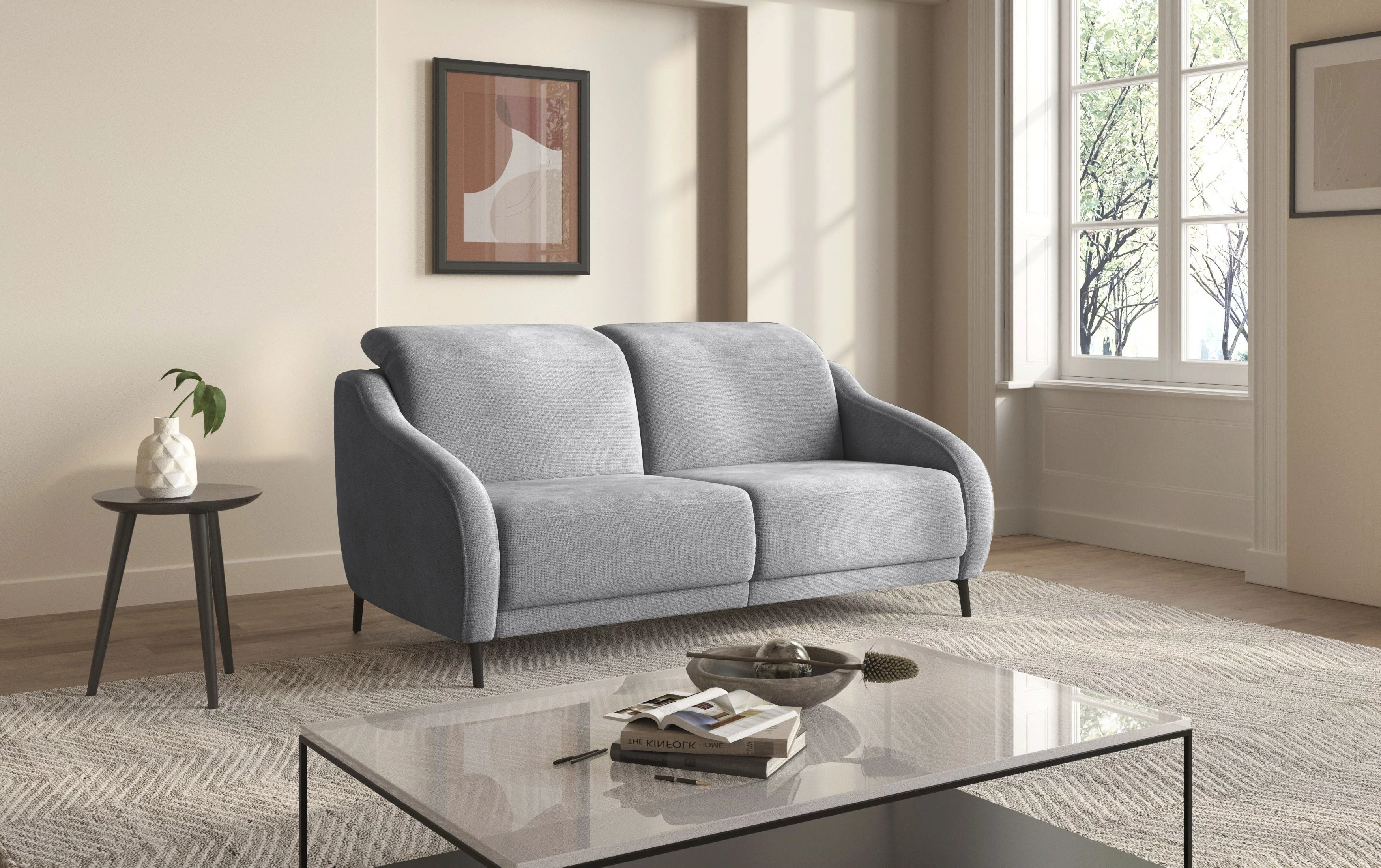 sit&more 3-Sitzer »Blues«, wahlweise mit Klapptisch und USB günstig online kaufen