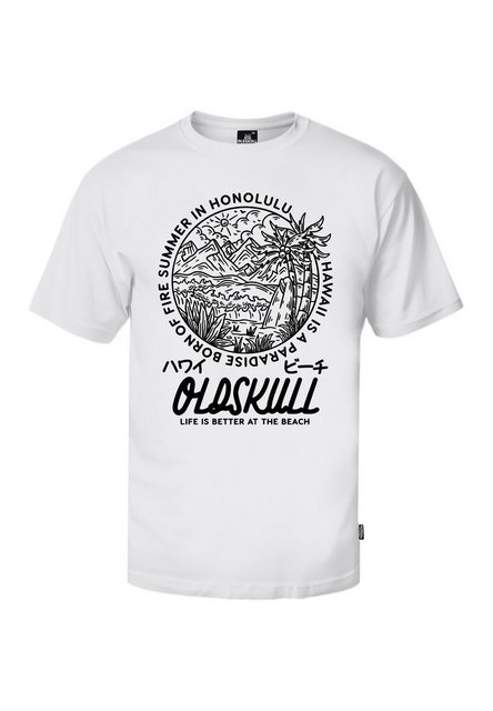 Oldskull T-Shirt Wrldvibe Chulo Honolulu Logo Graphic günstig online kaufen