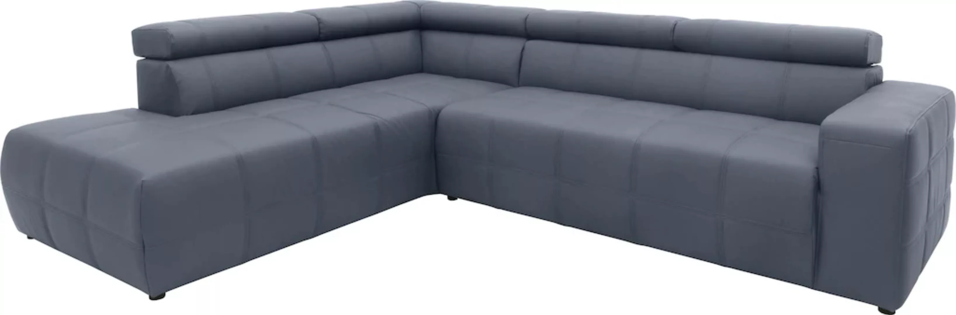 DOMO collection Ecksofa »Brandon L-Form, auch in Leder«, inklusive Kopfteil günstig online kaufen