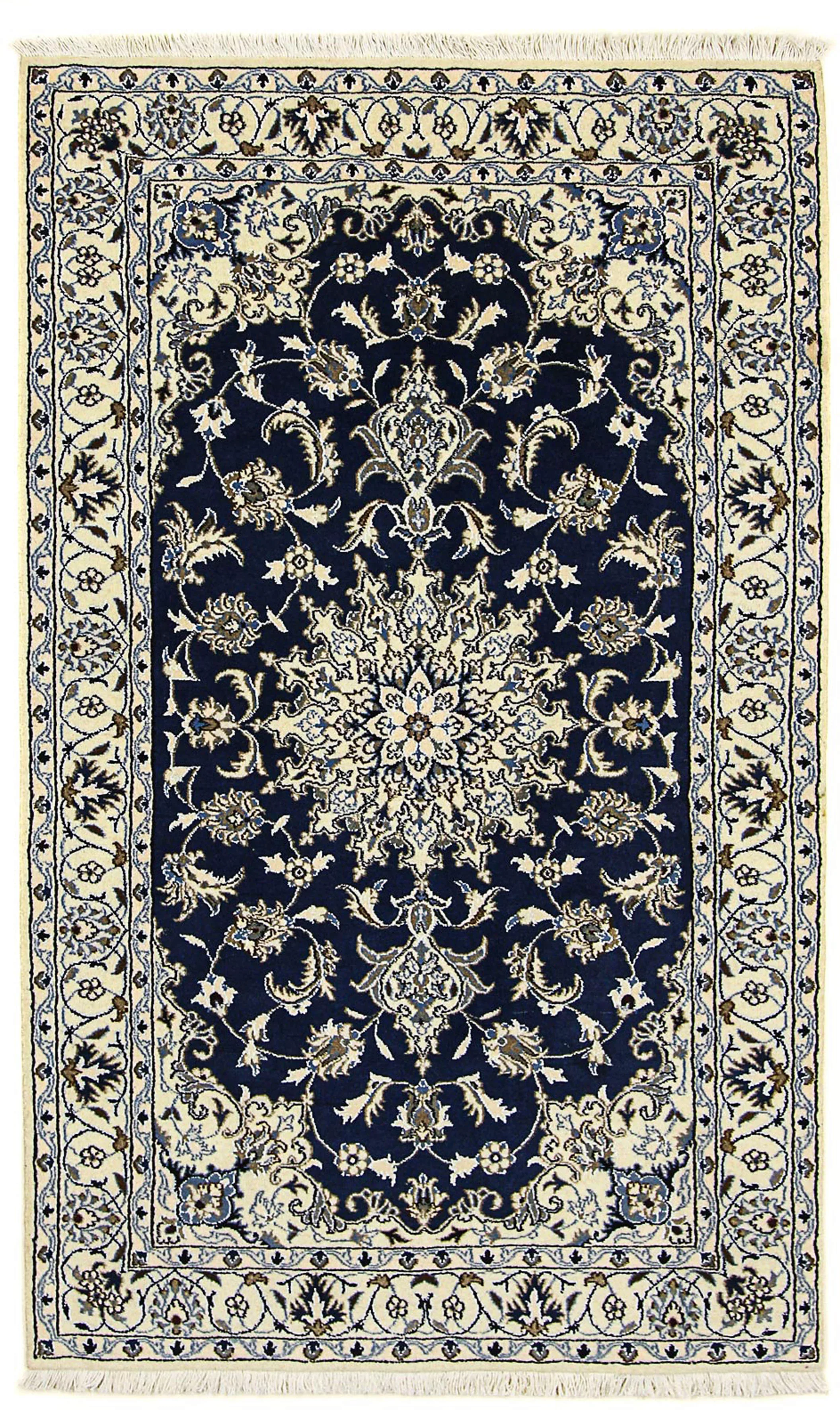 morgenland Orientteppich »Perser - Nain - 203 x 120 cm - dunkelblau«, recht günstig online kaufen