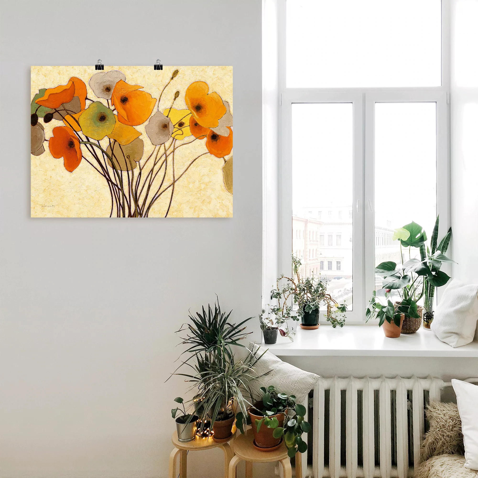 Artland Wandbild »Kürbismohn I«, Blumen, (1 St.), als Leinwandbild, Poster, günstig online kaufen