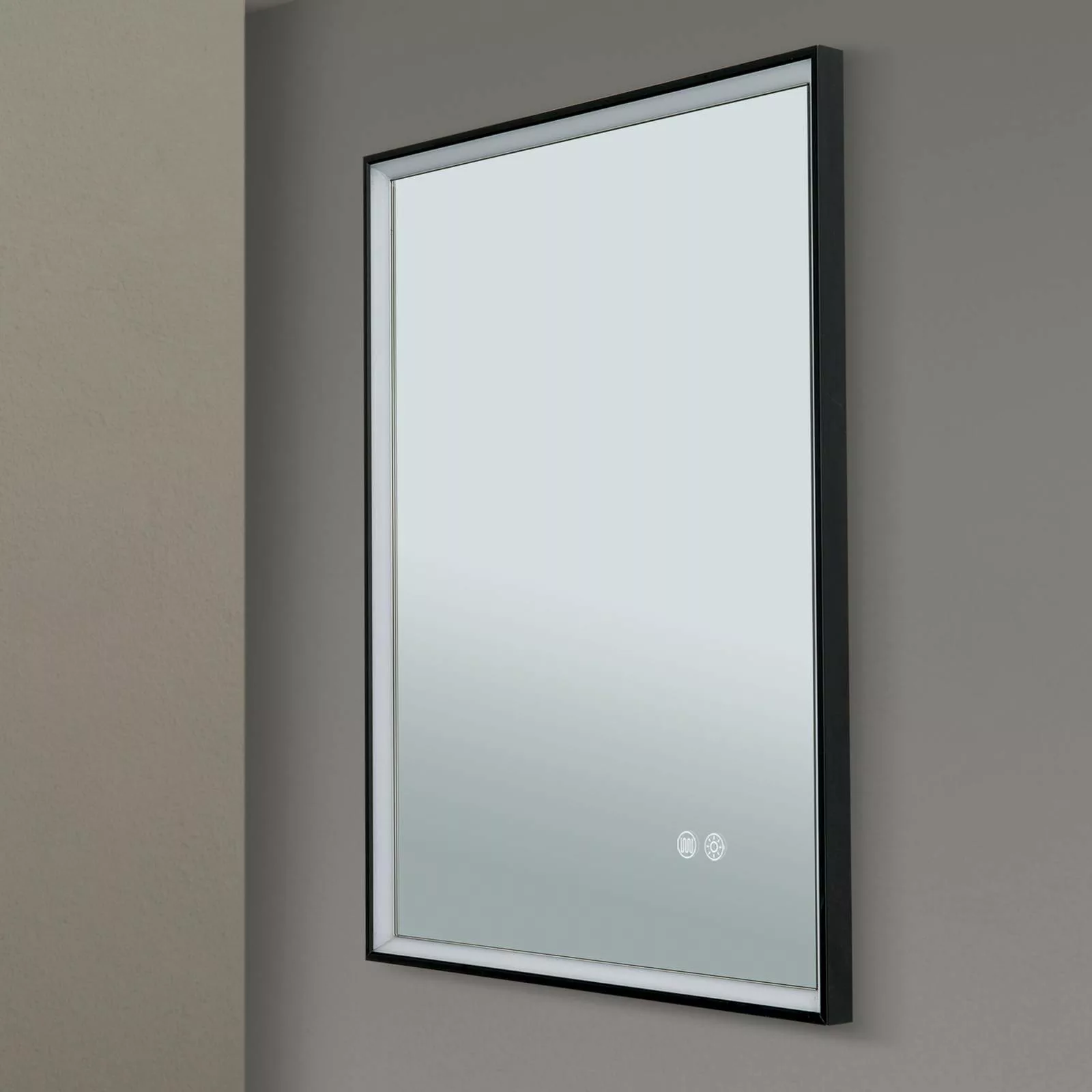 LED-Spiegel Frame, 45 x 60 cm, CCT, Antibeschlag, dimmbar günstig online kaufen