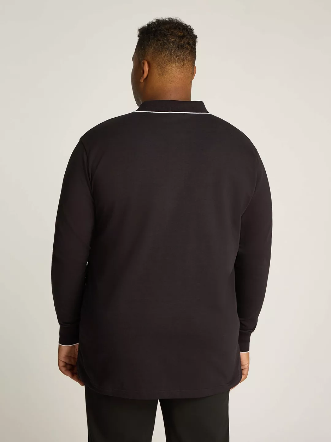 Calvin Klein Big&Tall Langarm-Poloshirt BT_STRETCH PIQUE TIPPING LS POLO in günstig online kaufen