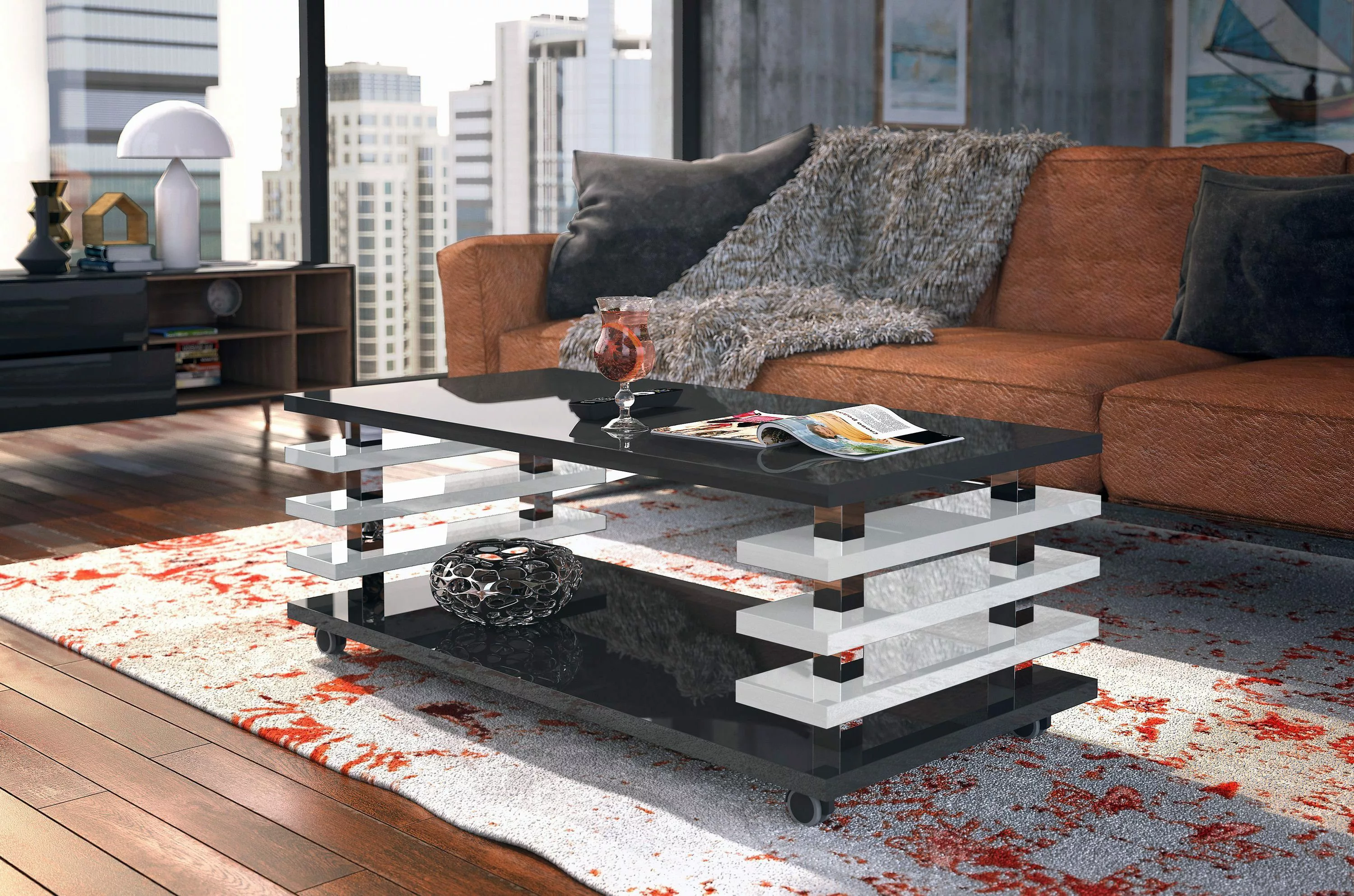 designimpex Couchtisch DC-3 Design Wohnzimmertisch Tisch günstig online kaufen