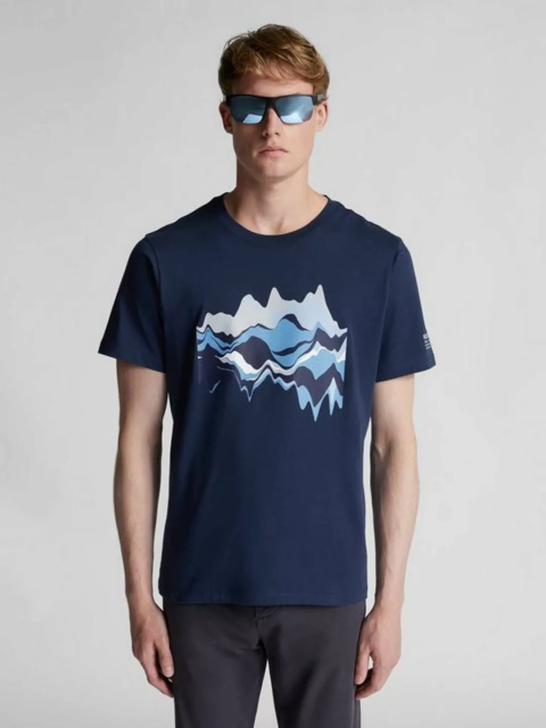 North Sails T-Shirt T-Shirt mit Grafikdruck und Rundhals günstig online kaufen