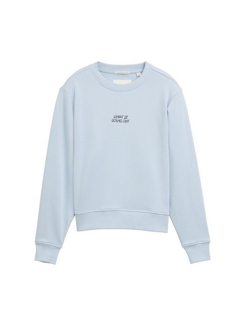 TOM TAILOR Sweatshirt Boxy Fit Sweatshirt mit Print günstig online kaufen