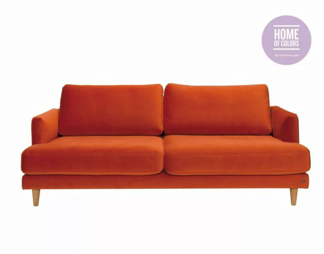 TOM TAILOR HOME Sofa WESTCOAST 2,5-Sitzer in TSV 17 saffron, Retrosofa in o günstig online kaufen