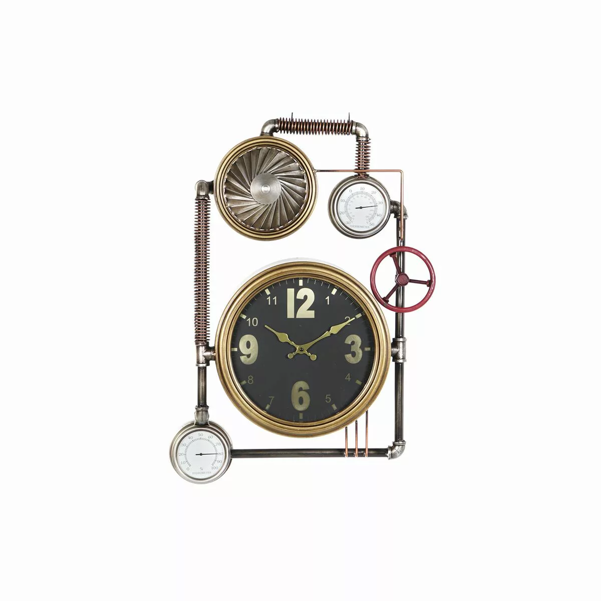 Wanduhr Dkd Home Decor Ventile Kristall Golden Eisen (50,5 X 12 X 73 Cm) günstig online kaufen