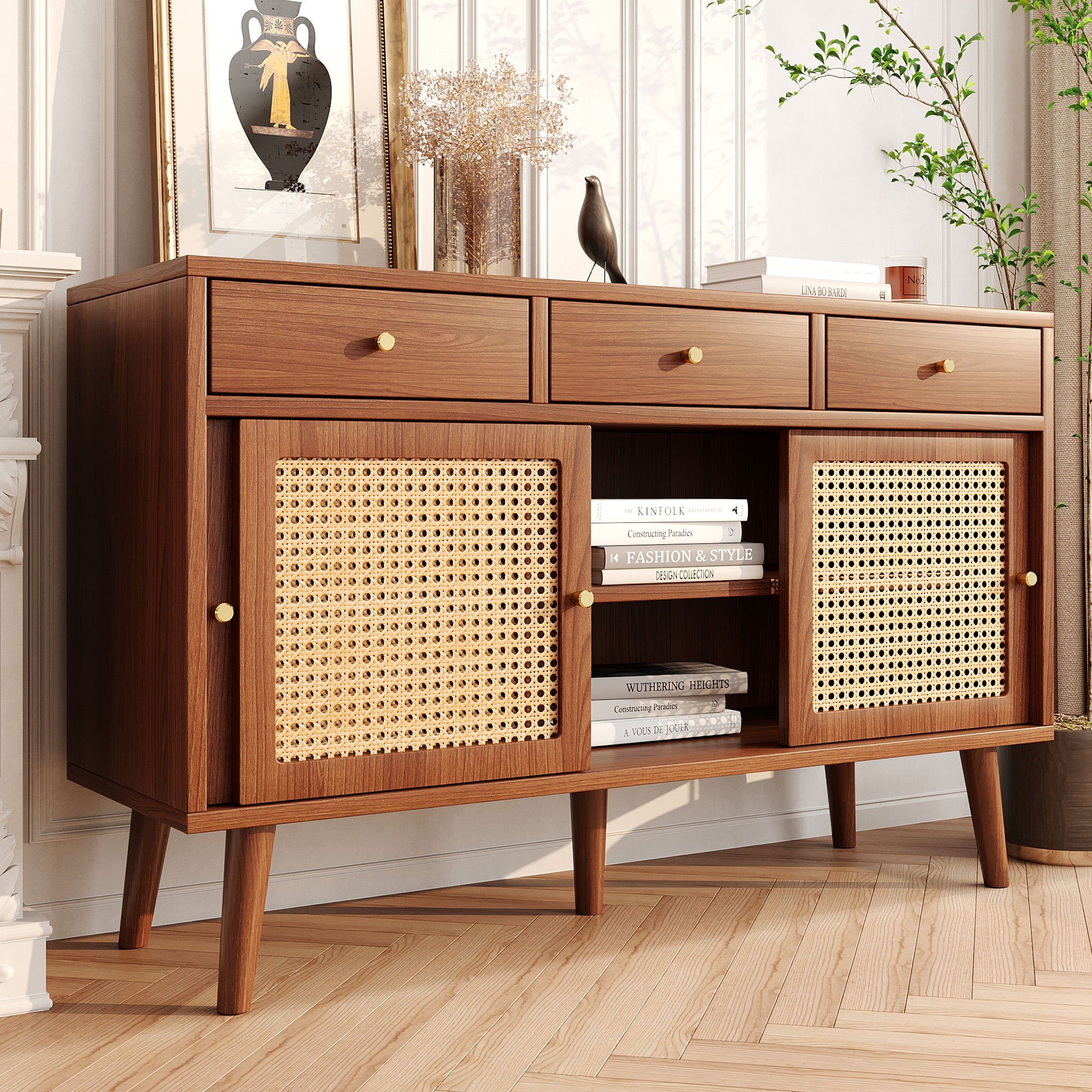 Celya Sideboard Kommode mit 3 Schubladen günstig online kaufen