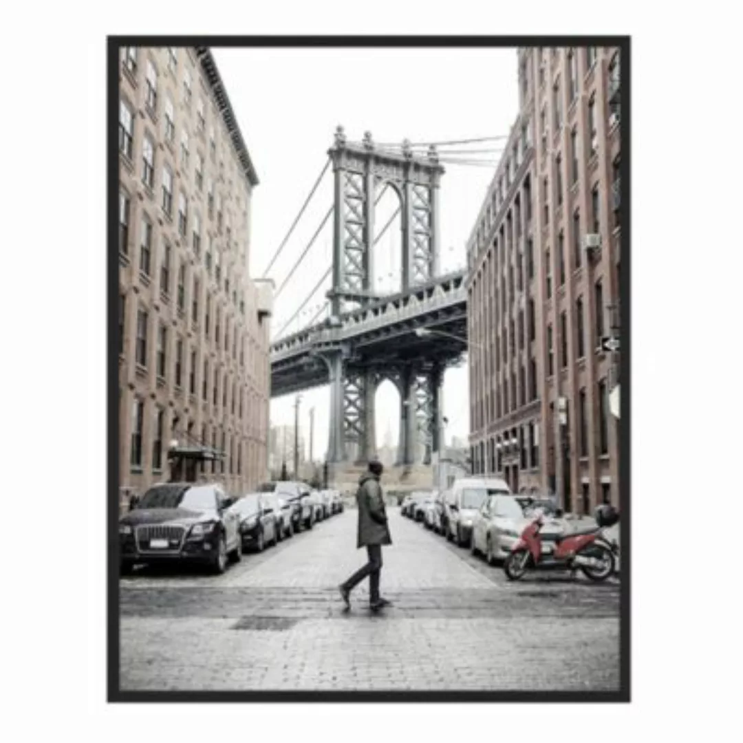 Liv Corday Wandbild Brooklyn schwarz Gr. 70 x 90 günstig online kaufen