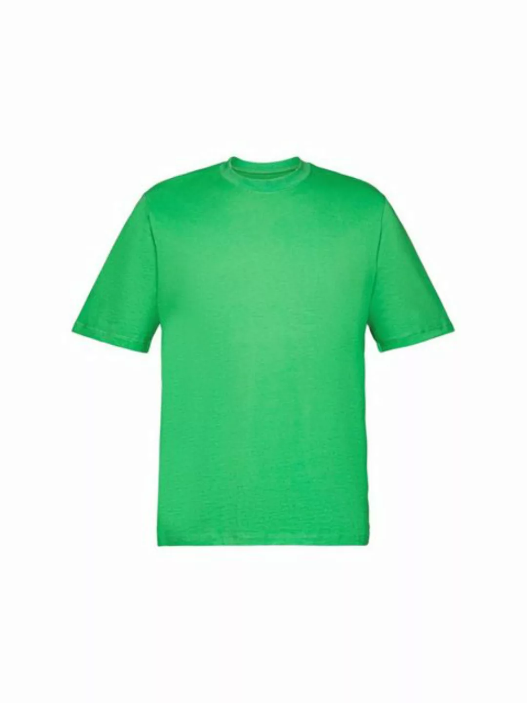 Esprit T-Shirt Baumwoll-T-Shirt mit Rundhalsausschnitt (1-tlg) günstig online kaufen