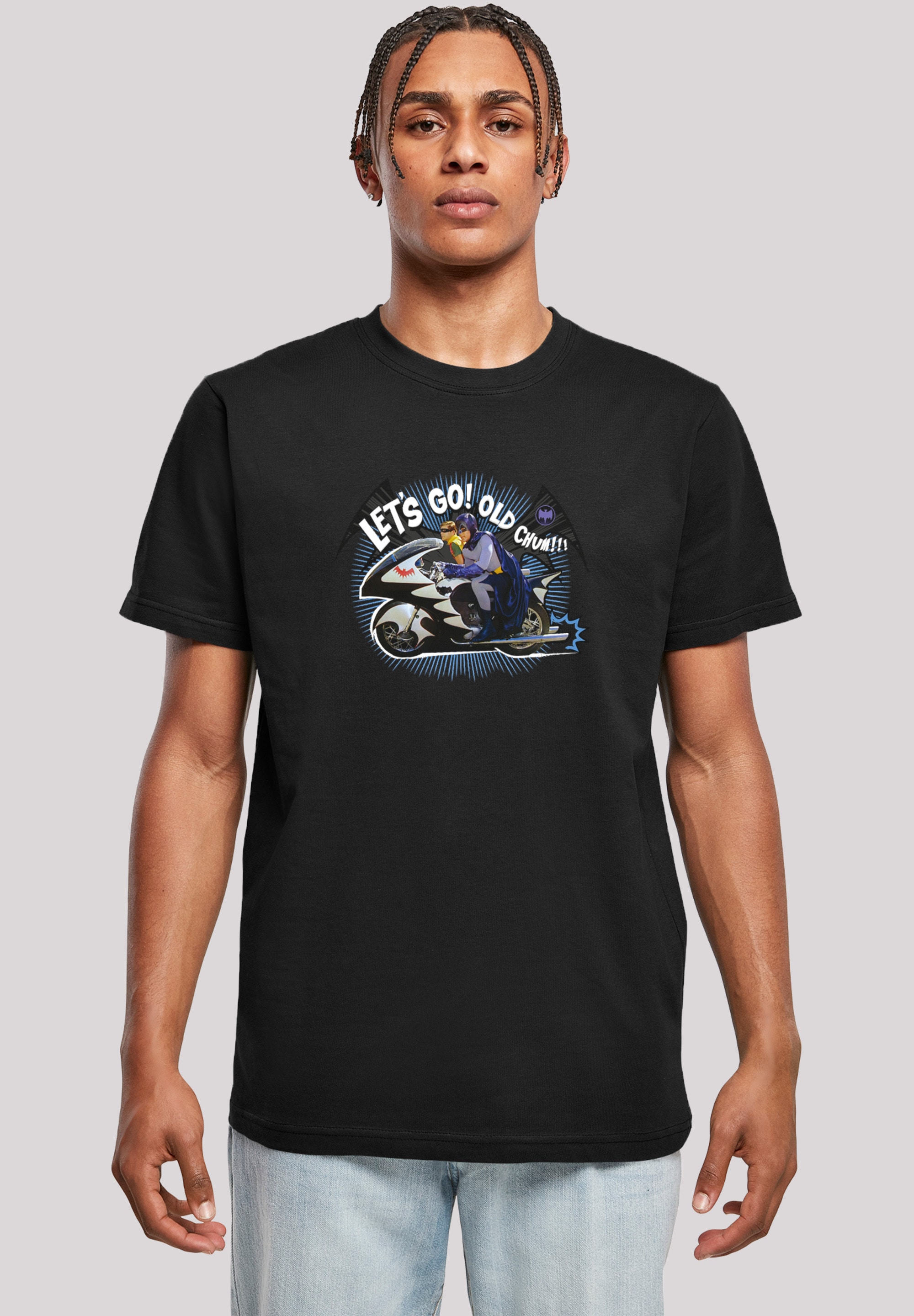 F4NT4STIC T-Shirt "Batman TV Serie Bat Bike Vintage", Herren,Premium Merch, günstig online kaufen