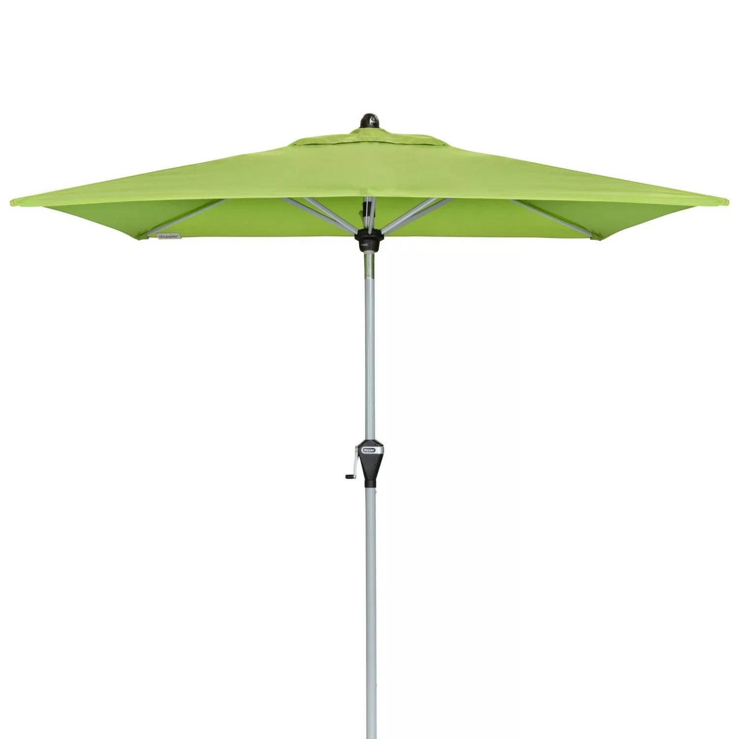 Doppler Marktschirm Active 210 cm x 140 cm Fresh Green mit Kurbelmechanik günstig online kaufen