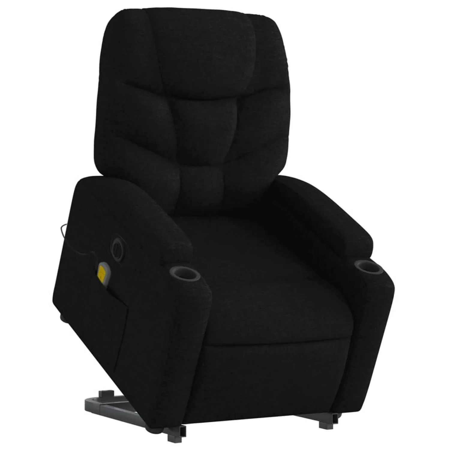 vidaXL Elektrischer Massagesessel mit Aufstehhilfe Schwarz Stoff Modell 10 günstig online kaufen