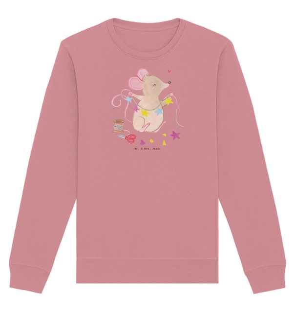 Mr. & Mrs. Panda Longpullover Größe L Maus Basteln - Canyon Pink - Geschenk günstig online kaufen