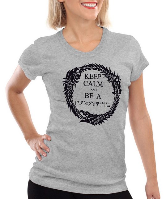 style3 T-Shirt Keep calm and Dragonshout skyrim oblivion dragonborn günstig online kaufen