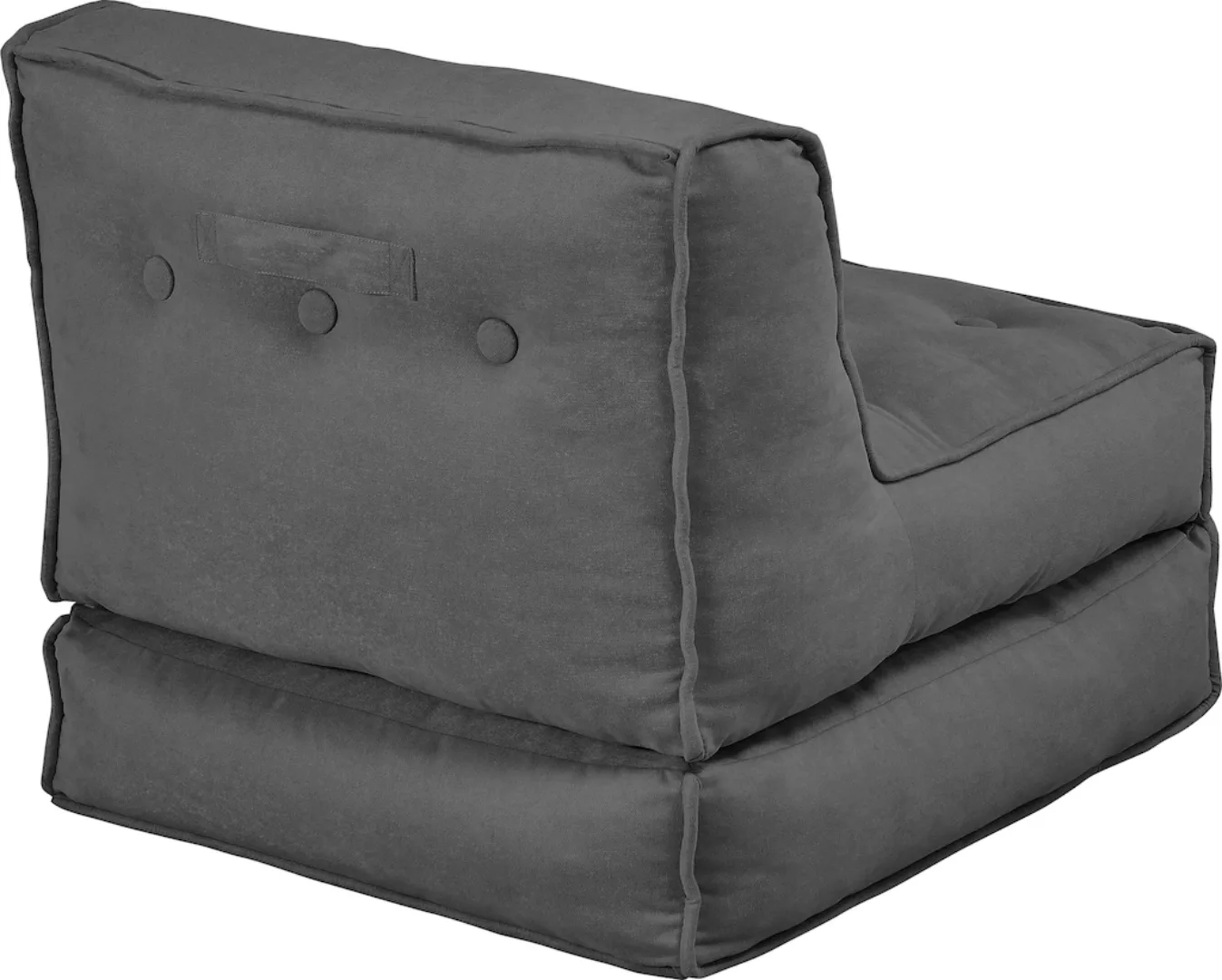 INOSIGN Sessel "Pia", Loungesessel in 2 Größen, mit Schlaffunktion und Pouf günstig online kaufen