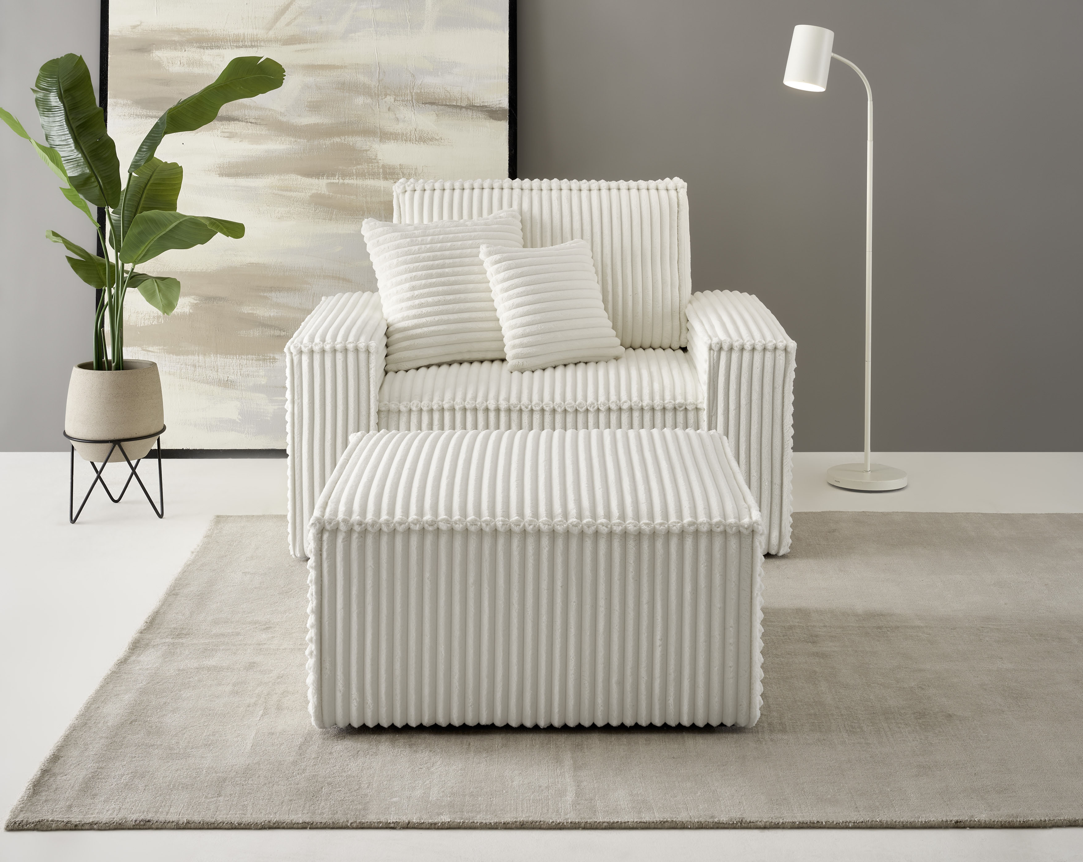 andas Loveseat "Finnley", (2 St.), Loveseat und Hocker im Set, passend zur günstig online kaufen