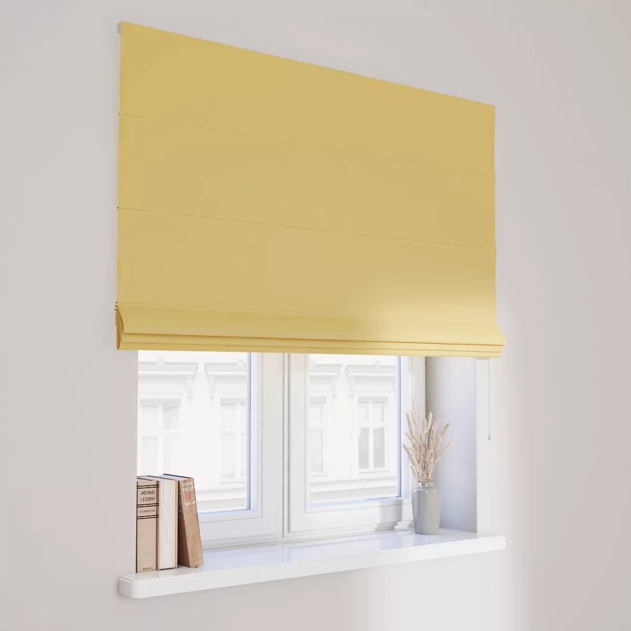 Dekoria Raffrollo Capri, gelb , 110 x 150 cm günstig online kaufen