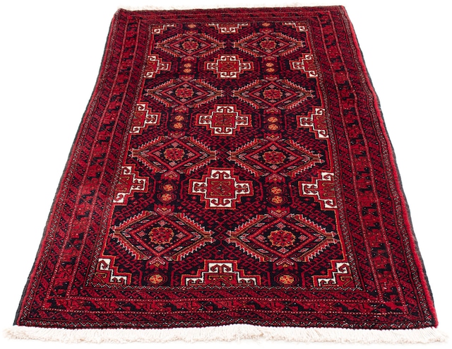 morgenland Orientteppich »Belutsch - 164 x 87 cm - dunkelrot«, rechteckig, günstig online kaufen