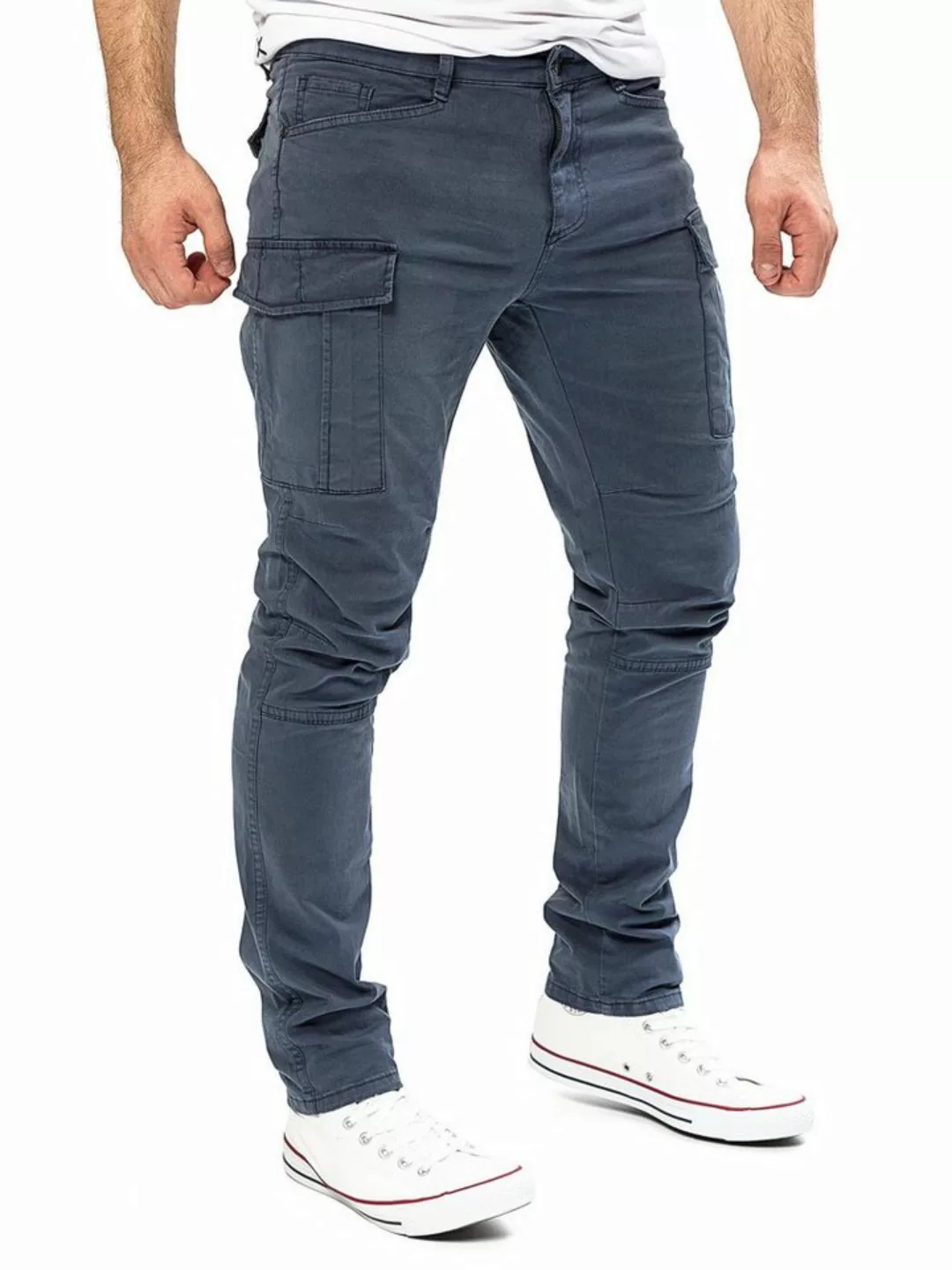 Yazubi Cargohose Cargo Chino Jayden (1-tlg) mit aufgesetzten Cargotaschen günstig online kaufen