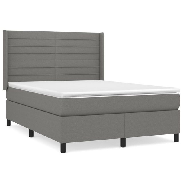 vidaXL Boxspringbett Bett Boxspringbett mit Matratze & Topper Stoff verschi günstig online kaufen