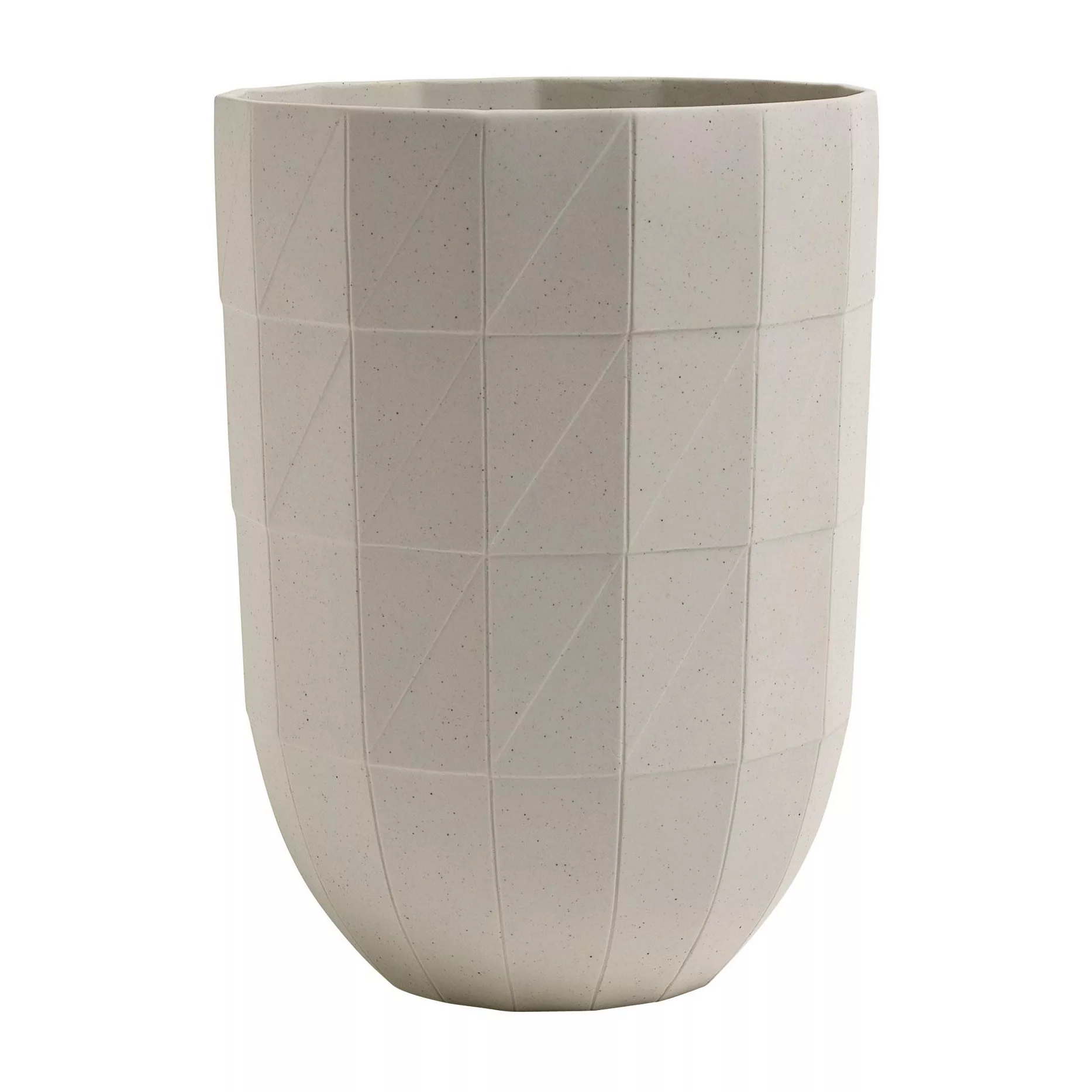 HAY - Paper Porcelain Vase L - hellgrau/H 19cm / Ø 14cm günstig online kaufen