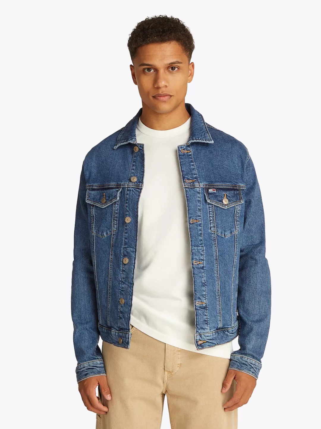 Tommy Jeans Plus Jeansjacke "RYAN RGLR TRCKR JCKT EXT BI8130" günstig online kaufen