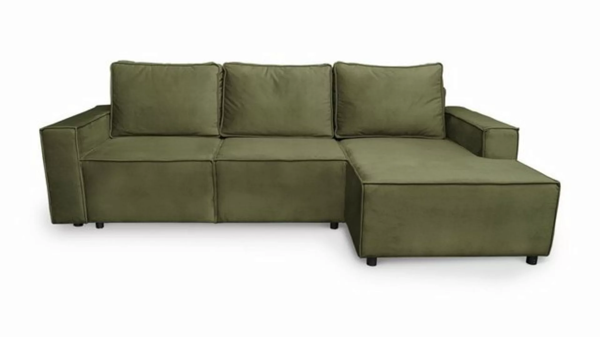 Siblo Ecksofa Ein minimalistisches Ecksofa Armando mit Schlaffunktion - Bet günstig online kaufen