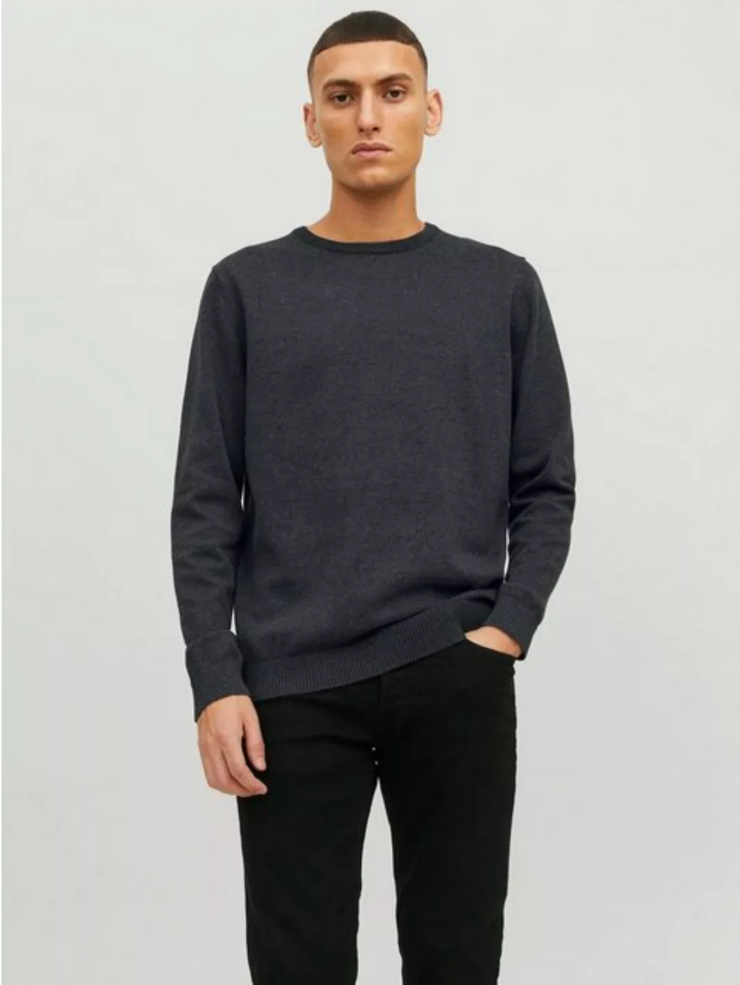 Jack & Jones Strickpullover Dünner Langarm Strickpullover Basic JJEBASIC 58 günstig online kaufen