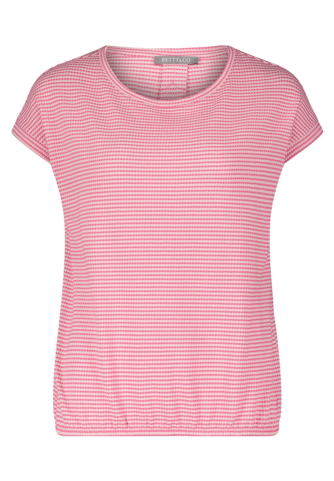 Betty&Co Kurzarmshirt "Betty & Co Casual-Shirt mit Gummizug", Material günstig online kaufen