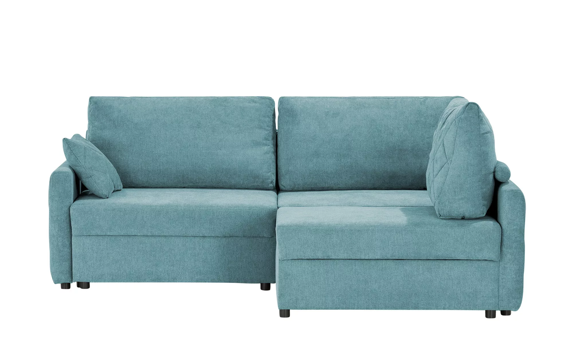 switch Ecksofa  Mini - blau - 75 cm - Polstermöbel > Sofas > Ecksofas - Möb günstig online kaufen