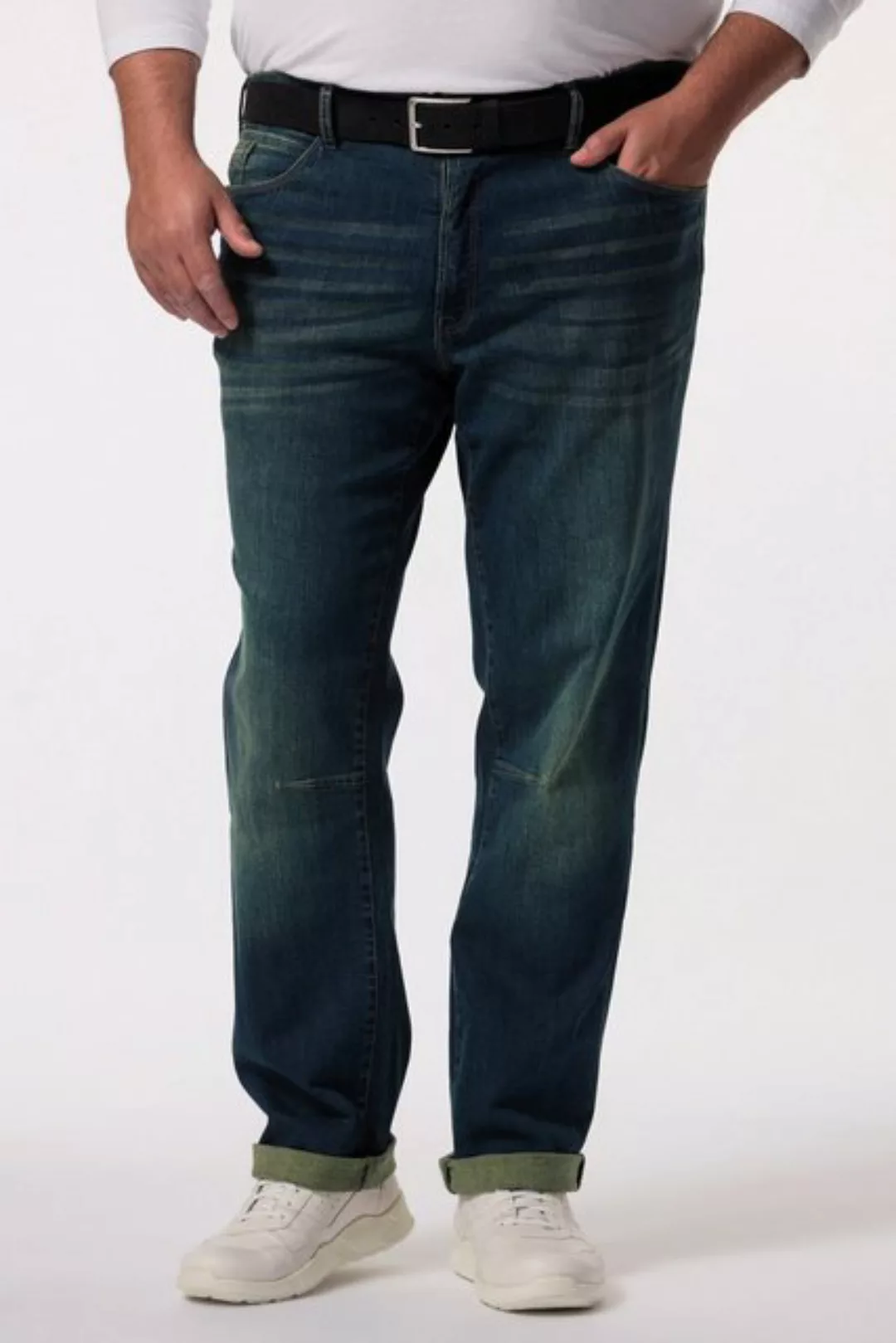 Men Plus 5-Pocket-Jeans Men+ Jeans Denim Straight Fit 5-Pocket günstig online kaufen