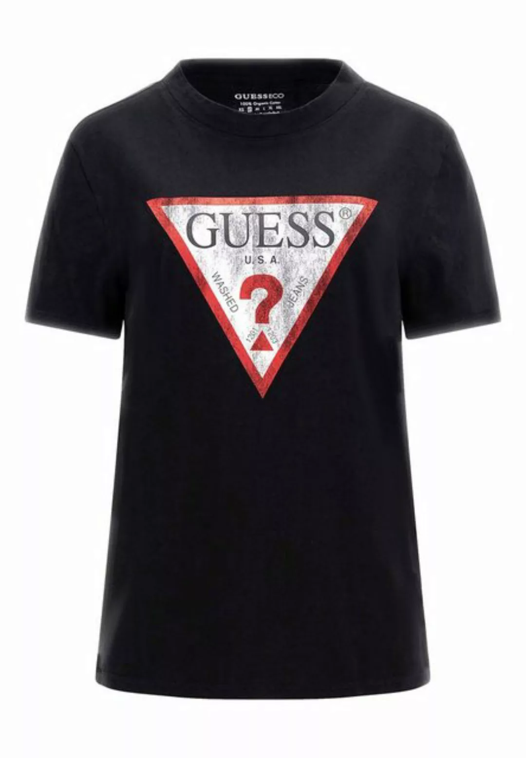 Guess T-Shirt T-Shirt SS Classic Fit Logo Kurzarmshirt (1-tlg) günstig online kaufen