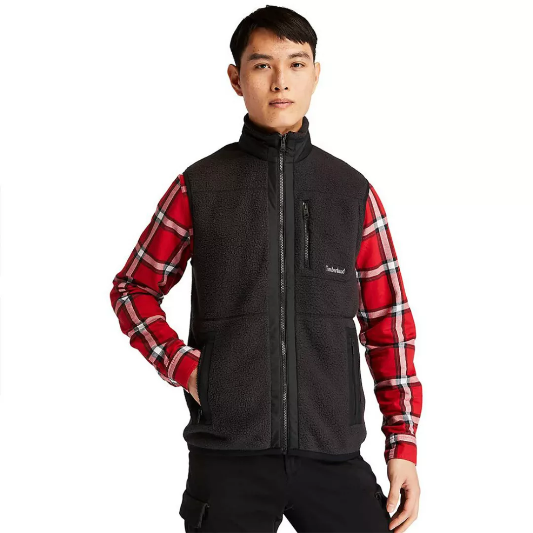Timberland Sherpa Fleece Vest schwarz Größe XL günstig online kaufen