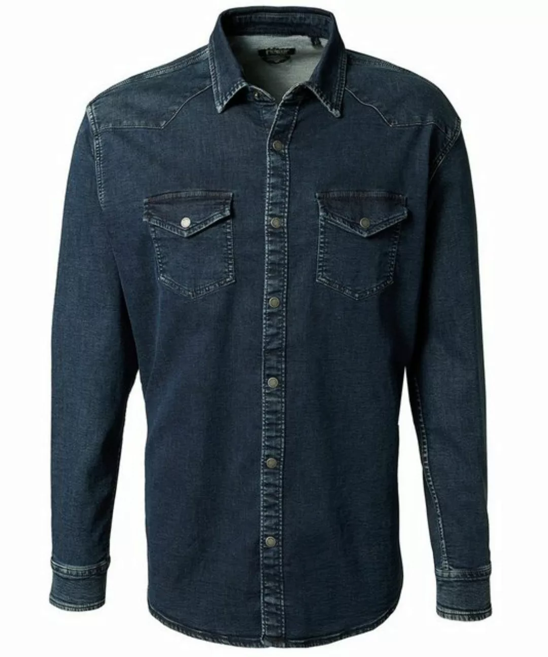 Pioneer Authentic Jeans Langarmhemd günstig online kaufen