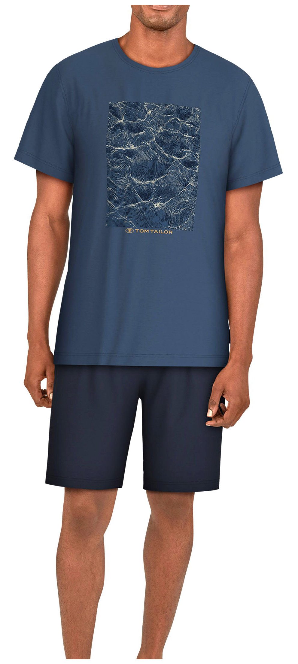 TOM TAILOR Shorty Herren Pyjama kurz günstig online kaufen