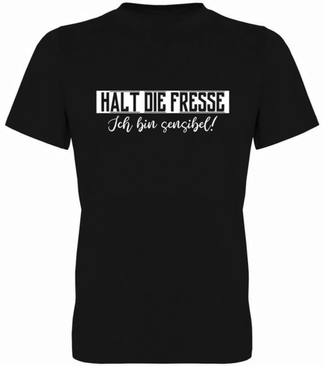 G-graphics T-Shirt Halt die Fresse – Ich bin sensibel! Herren T-Shirt, mit günstig online kaufen
