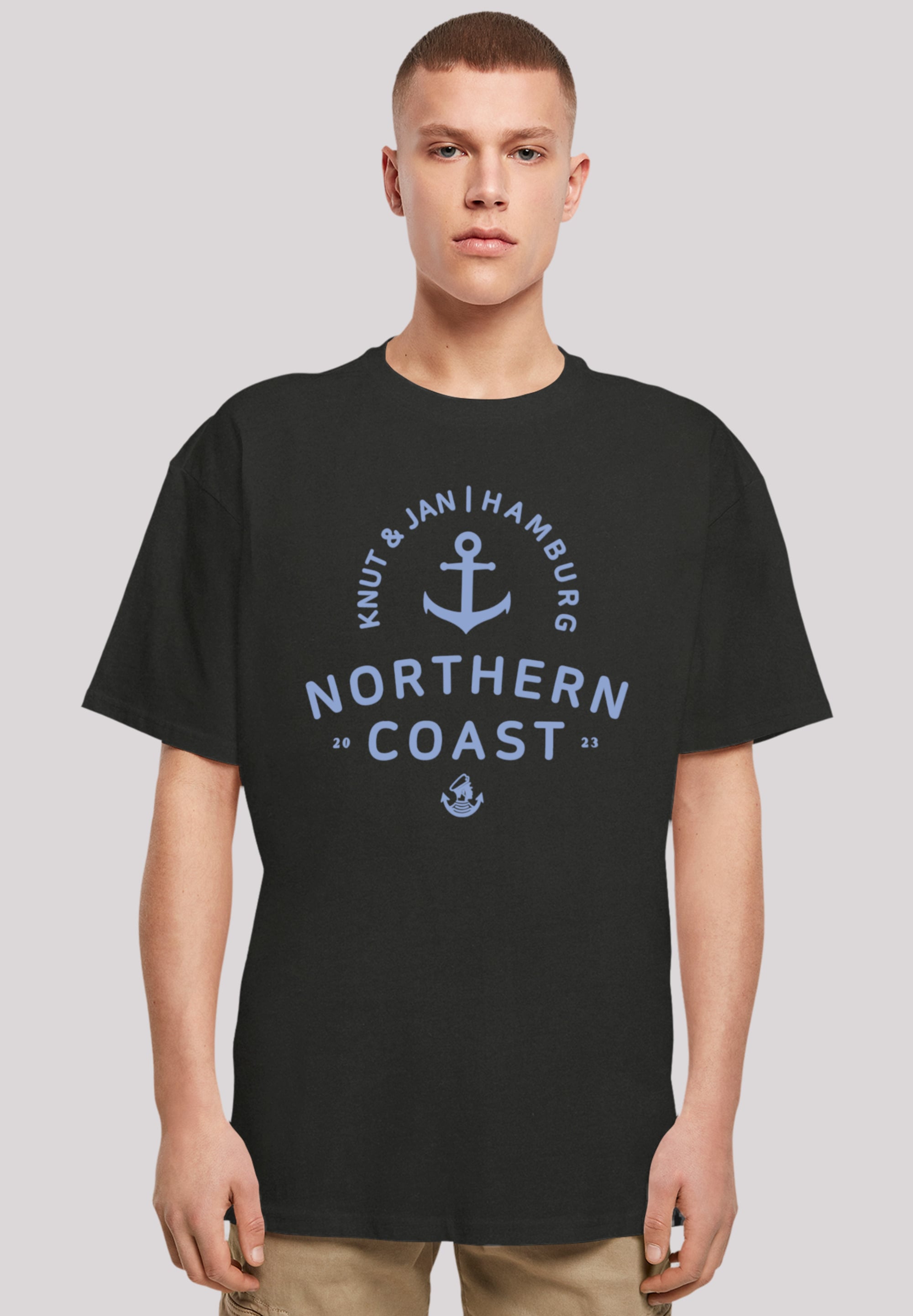 F4NT4STIC T-Shirt "Nordsee Knut & Jan Hamburg", Print günstig online kaufen