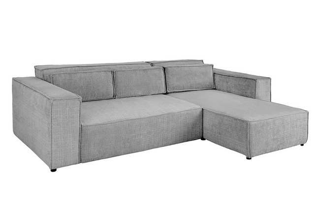 riess-ambiente Ecksofa BOSSA NOVA 265cm grau, Einzelartikel 1 Teile, Wohnzi günstig online kaufen