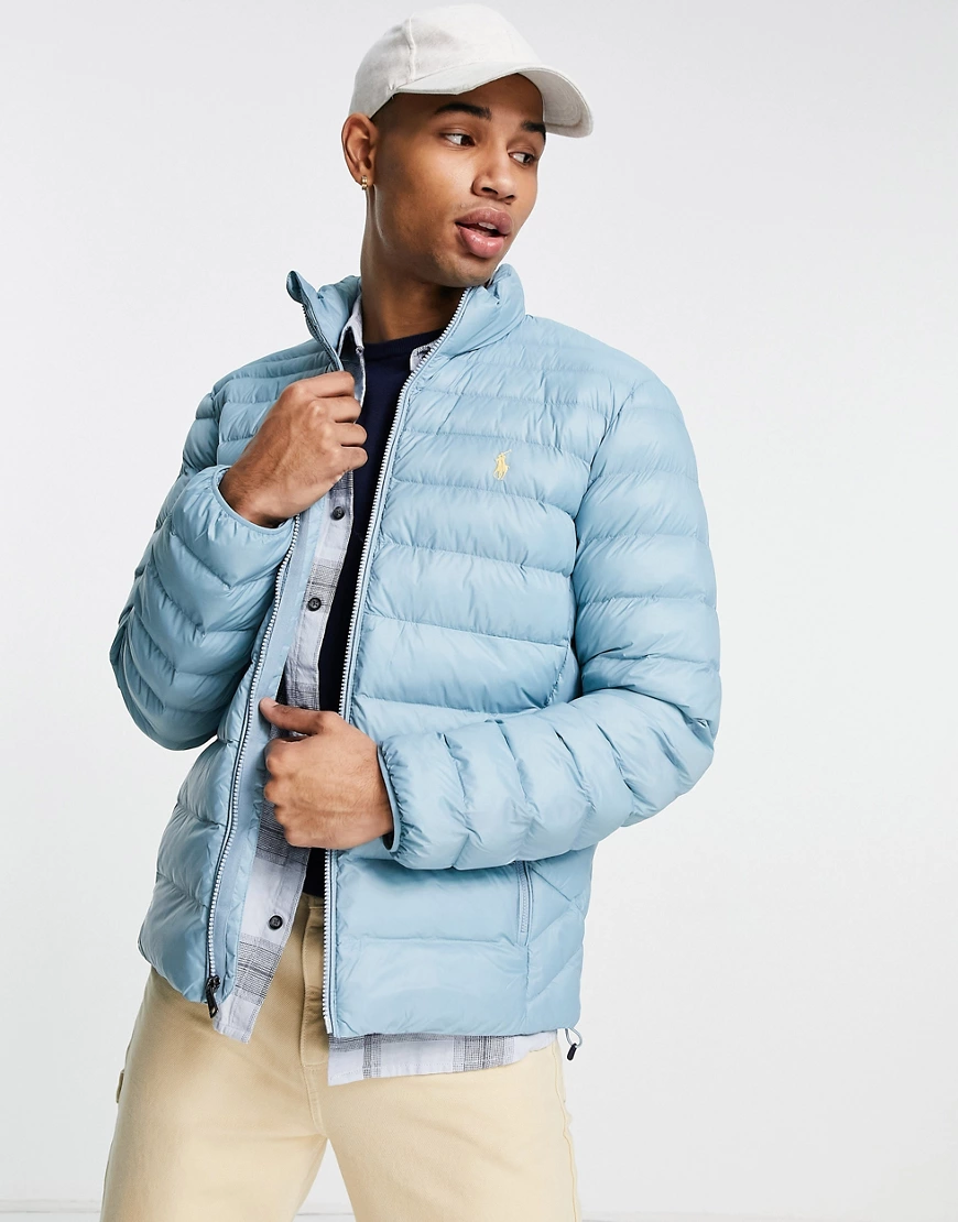 Polo Ralph Lauren – Terra – Leichte Steppjacke in Mittelblau günstig online kaufen