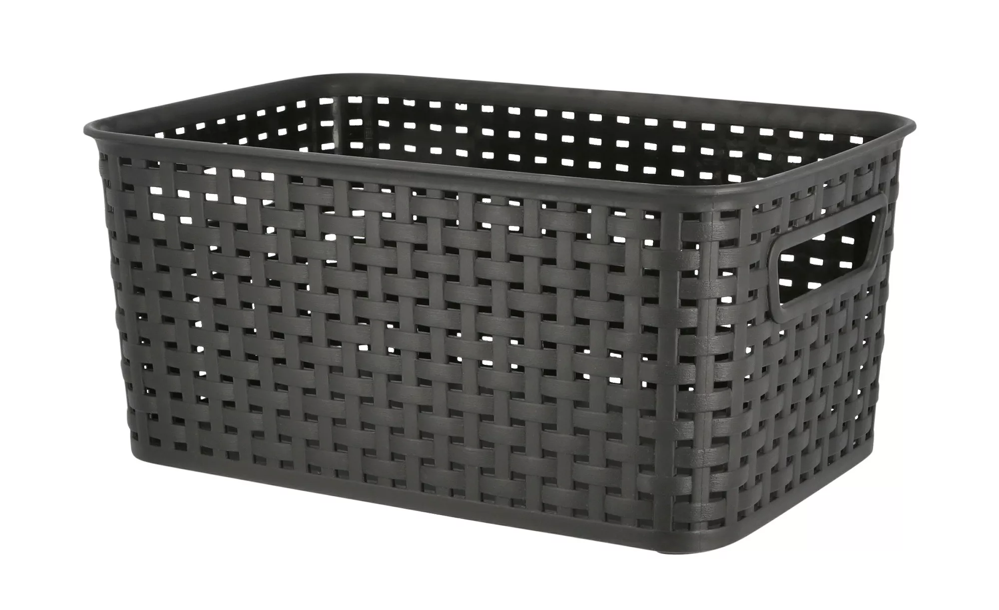 Aufbewahrungsbox - schwarz - Kunststoff - 28 cm - 13 cm - 19 cm - Sconto günstig online kaufen