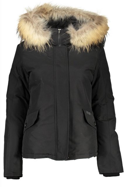 WOOLRICH Outdoorjacke Damenjacke Schwarz mit Fellkapuze und Taschen – Elega günstig online kaufen