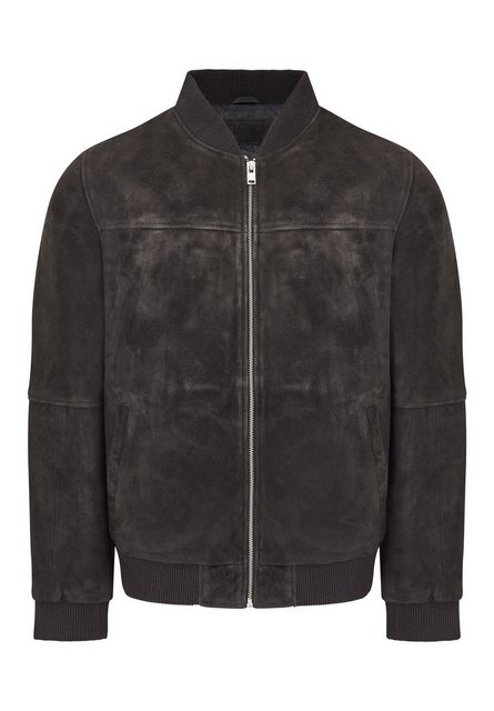 Bolongaro Trevor Lederjacke Mikey Bomber Sued Bomberjacke,Rippenkragen günstig online kaufen