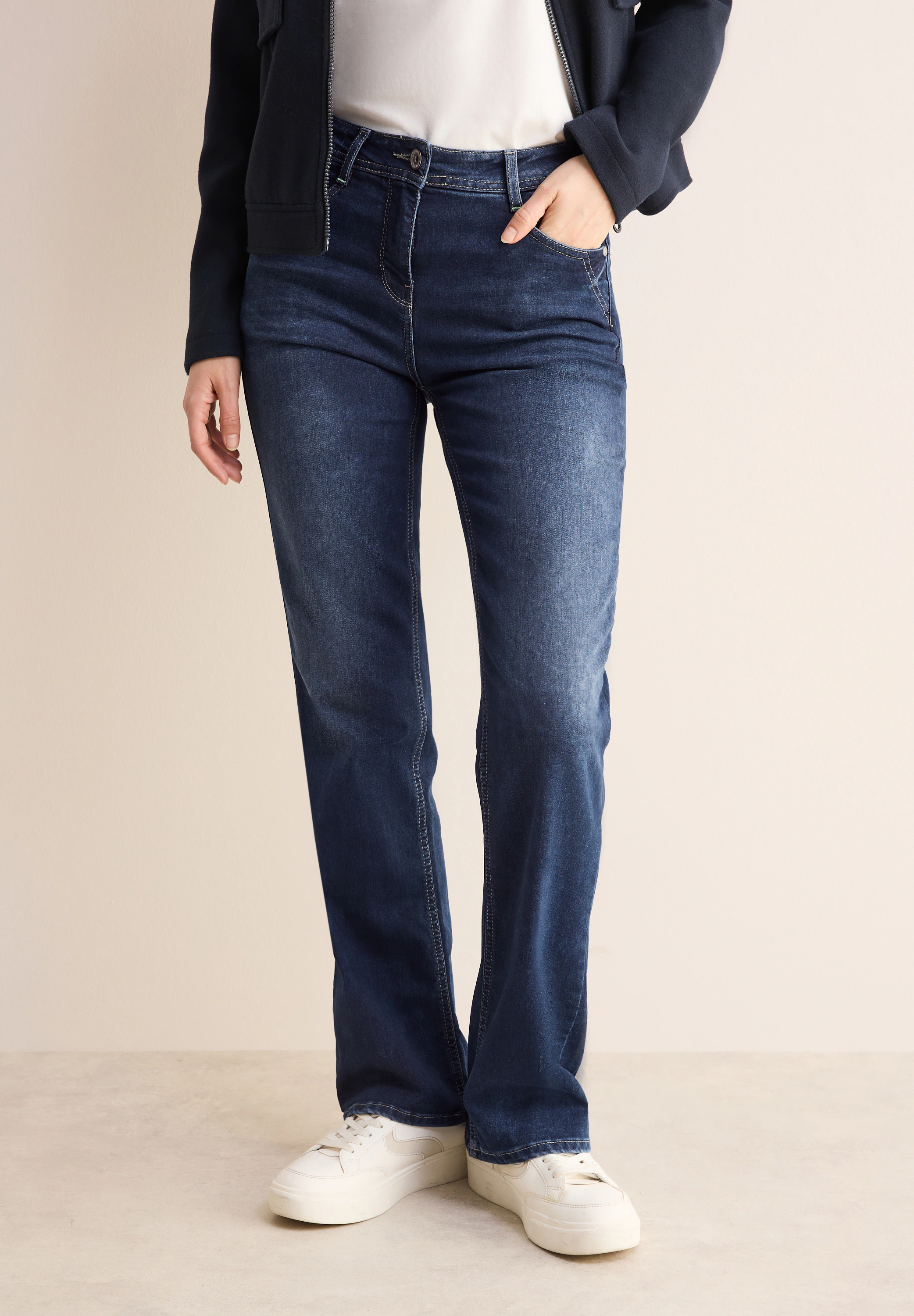 Cecil Bootcut-Jeans, High Waist günstig online kaufen