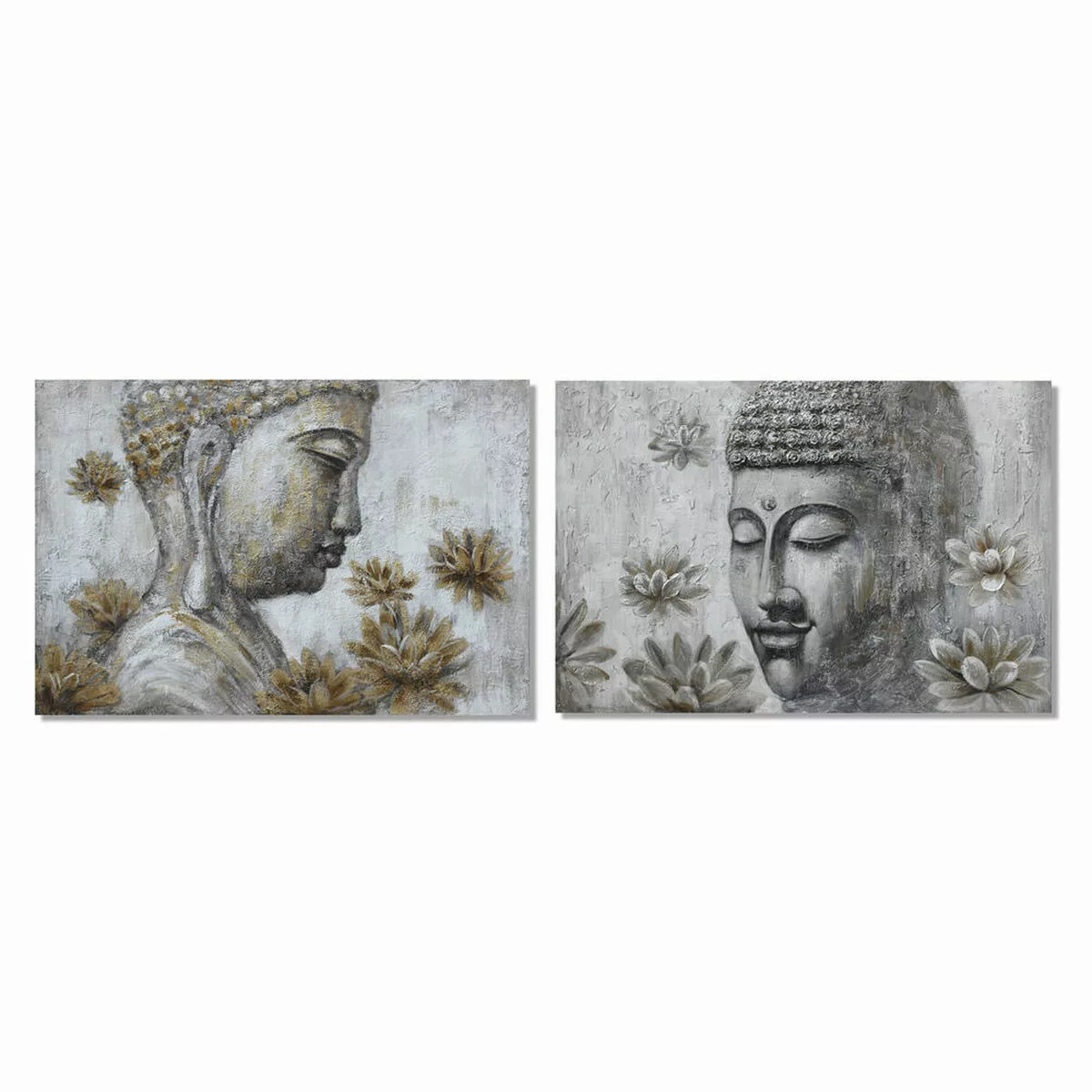 Bild Dkd Home Decor Buddha Orientalisch (120 X 2,8 X 80 Cm) (2 Stück) günstig online kaufen