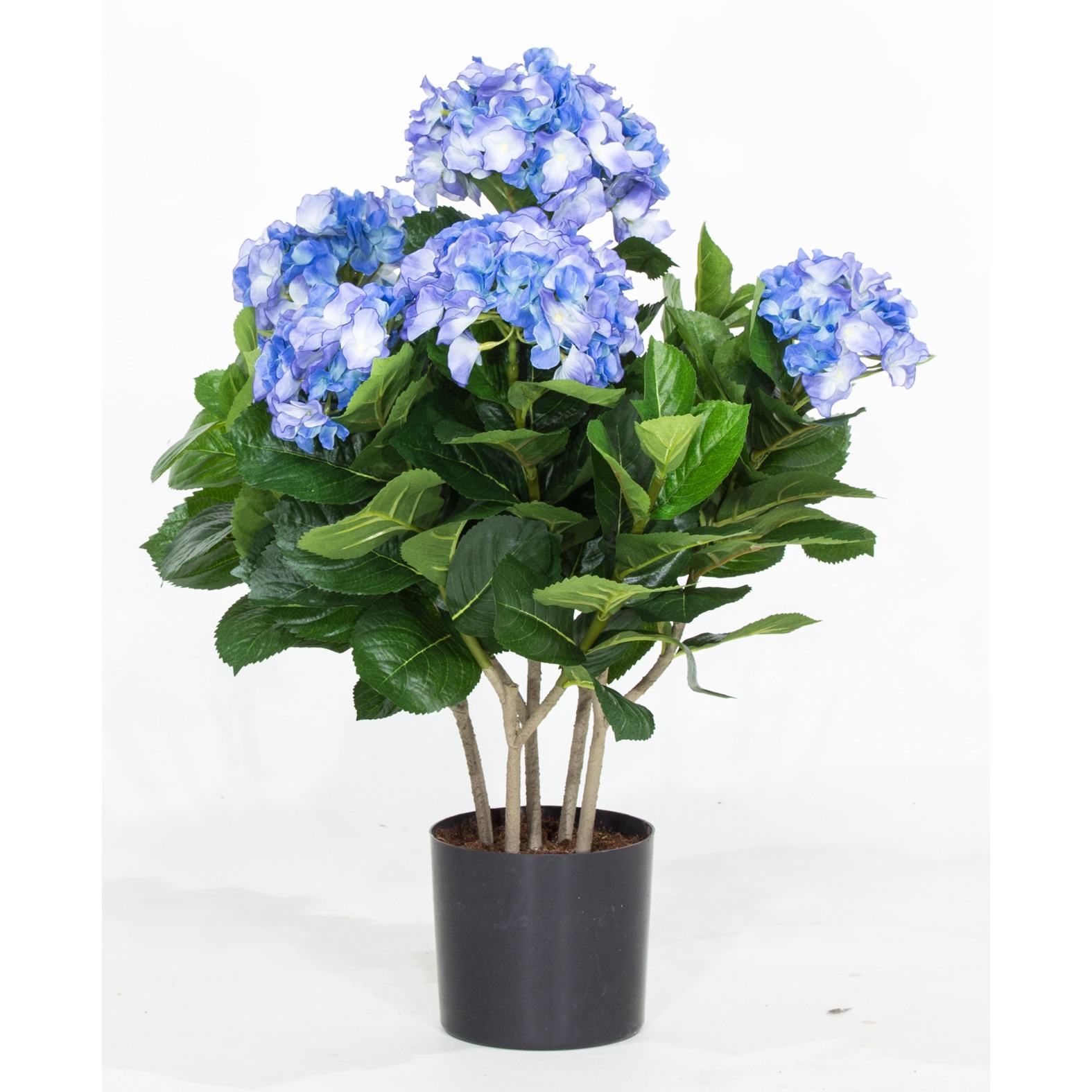 Hortensie Kunstpflanze 53 cm blau günstig online kaufen