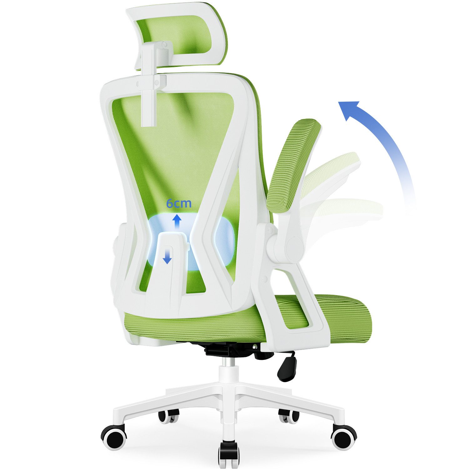 Adormii Bürostuhl Ergonomischer Bürostuhl mit verstellbarer günstig online kaufen
