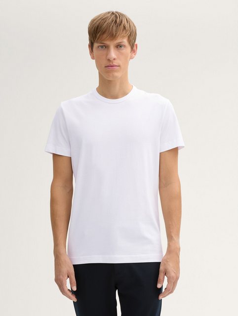 TOM TAILOR T-Shirt Slim Fit T-Shirt mit Stretch-Anteil günstig online kaufen